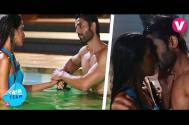 Kiss in the pool in Channel V’s Swim Team