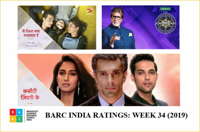 BARC India Ratings: Yeh Rishta Kya Kehlata Hai refuses to budge; KBC in top ten; and Kasautii falls off the charts!